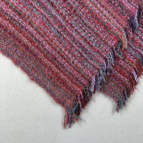 Margrit Laman Italy Knit Shawl Women’s One Size Multicolor Art To Wear Handwoven - Picture 6 of 16